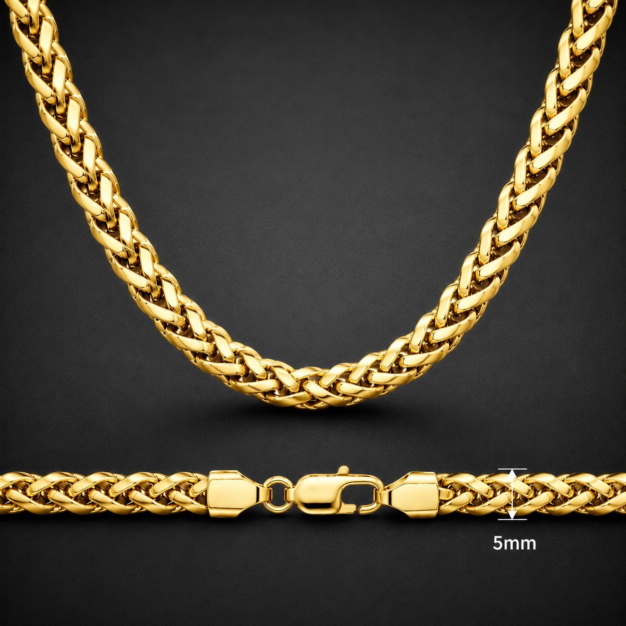 10K YELLOW GOLD FRANCO CHAIN