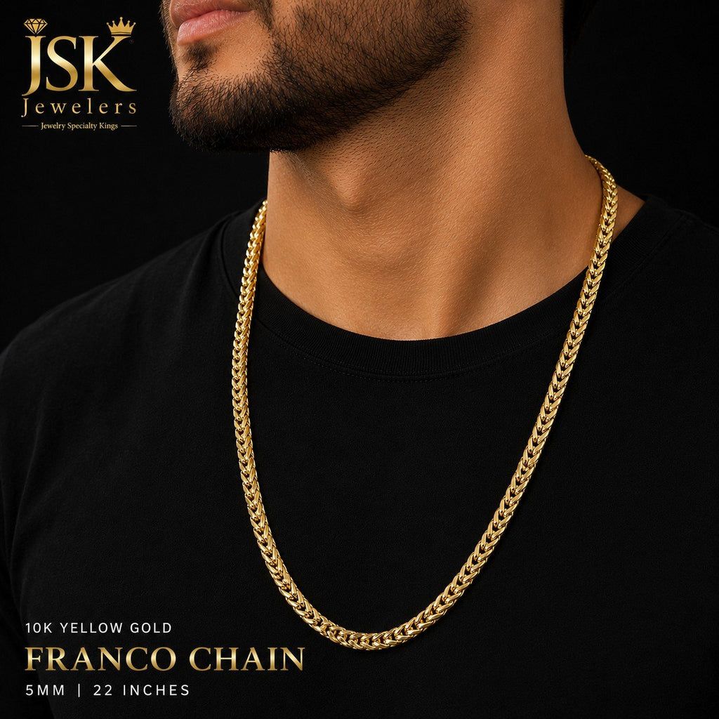 10K YELLOW GOLD FRANCO CHAIN