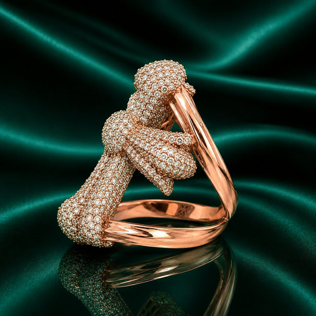 10KRG MEN'S CROSS RING