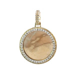 10K Yellow Gold Memory Pendant with 1.50CTW Natural Diamonds