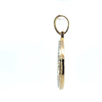 10K Yellow Gold Memory Pendant with 1.50CTW Natural Diamonds