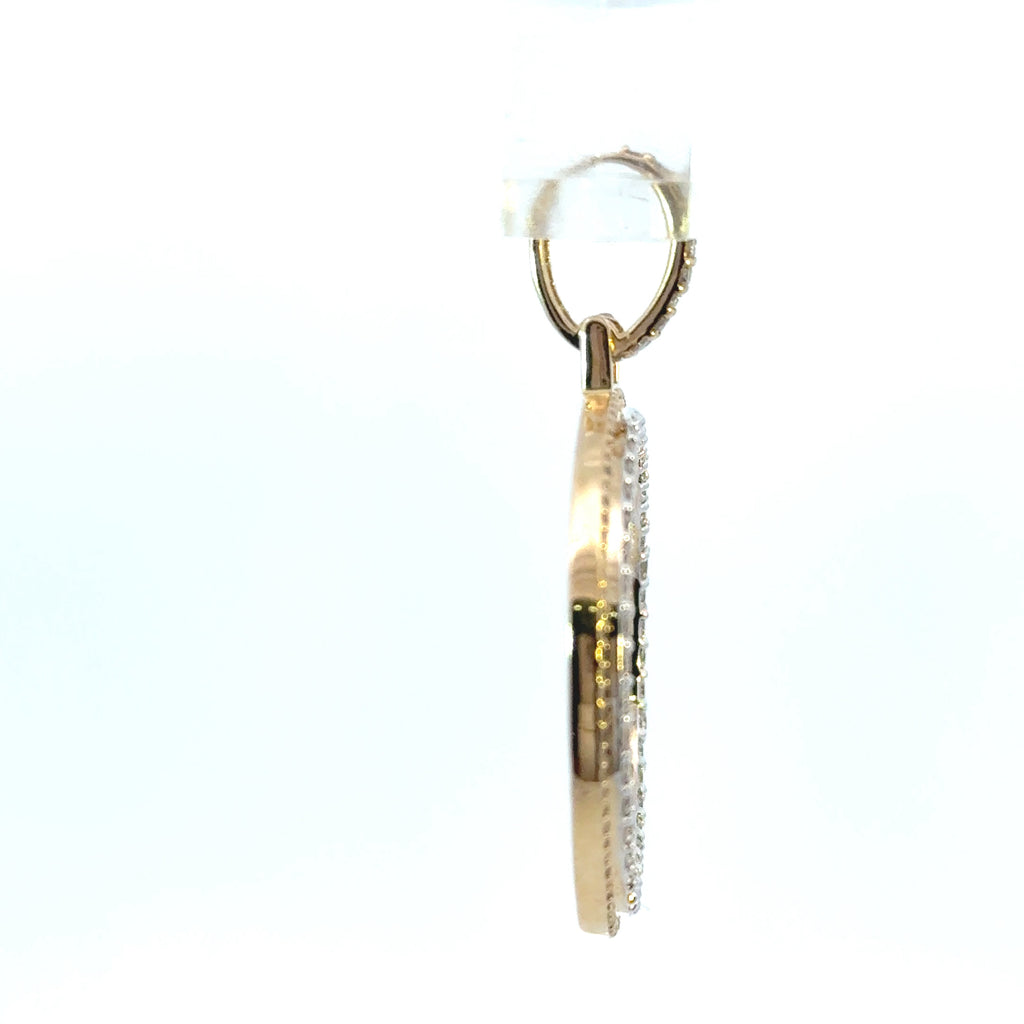 10K Yellow Gold Memory Pendant with 1.50CTW Natural Diamonds