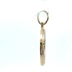 10K Yellow Gold Memory Pendant with 1.50CTW Natural Diamonds