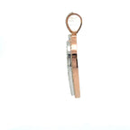 10K ROSE GOLD HEART PENDANT with 4.75CTW NATURAL DIAMONDS