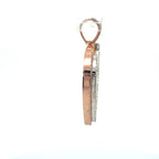 10K ROSE GOLD HEART PENDANT with 4.75CTW NATURAL DIAMONDS