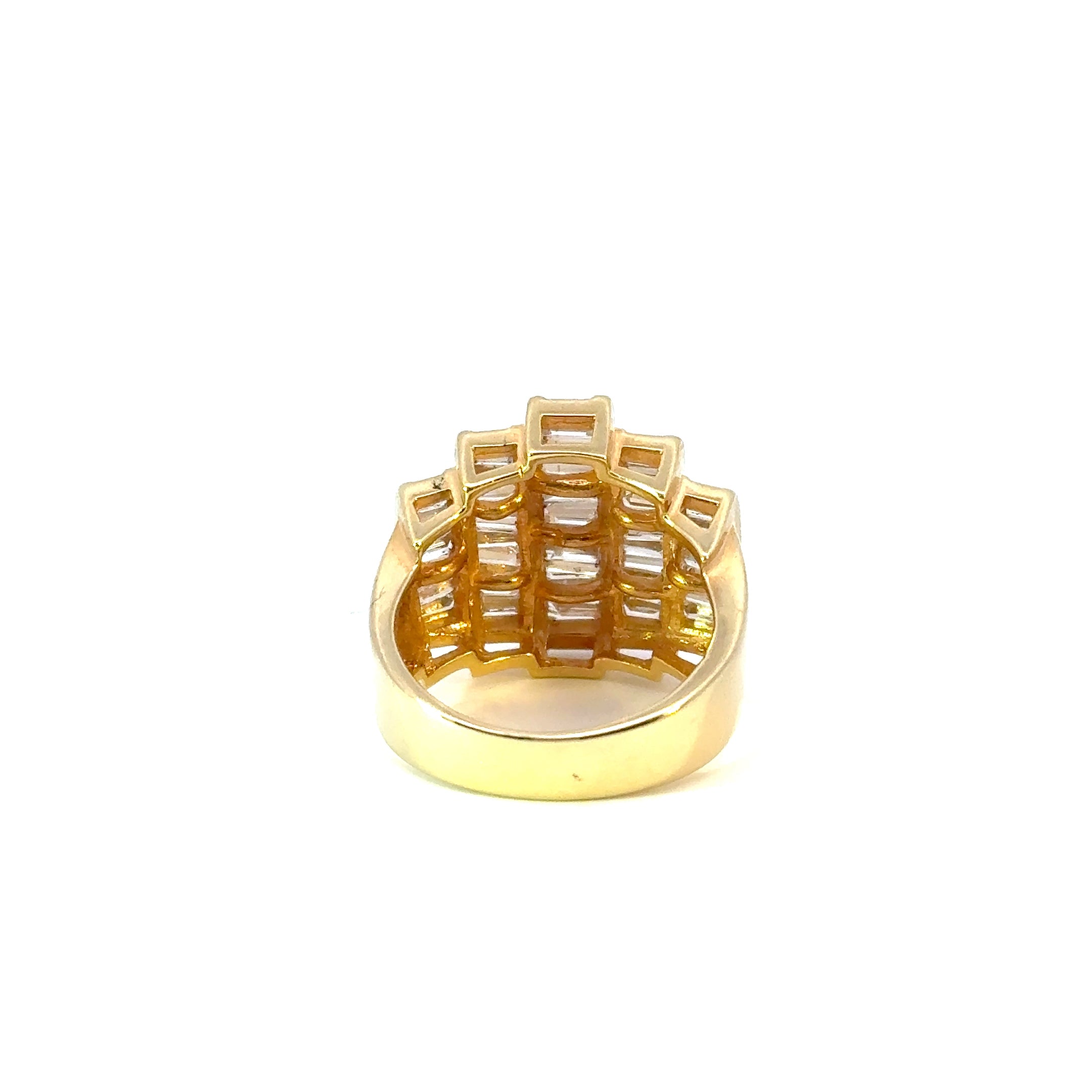 14K Yellow Gold Mens Ring  With 2.0CTW of Natural Diamonds