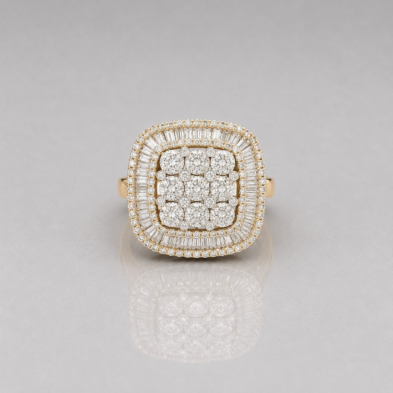 10K YG MENS RING