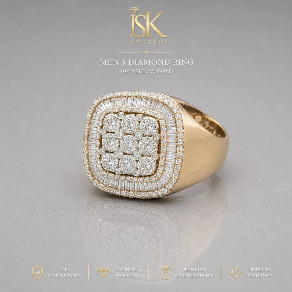 10K YG MENS RING